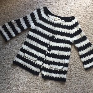 Anthro striped cardigan